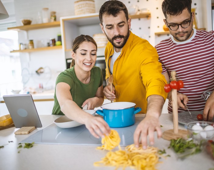 Abwechslungsreiche Gerichte von mediterran bis vegan