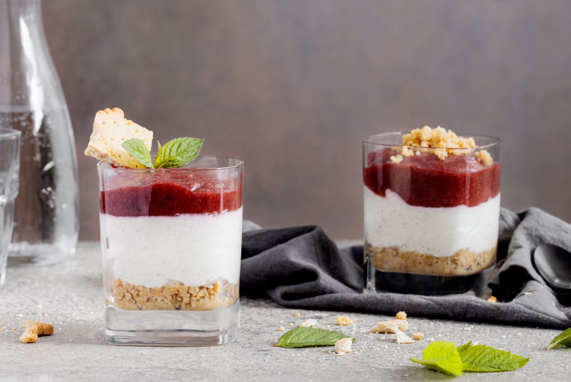 Cheesecakes im Glas (ohne backen) Rezept VKitchen