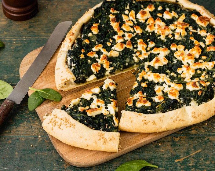 Spinatwähe | Vegetarisches Rezept mit Blätterteig