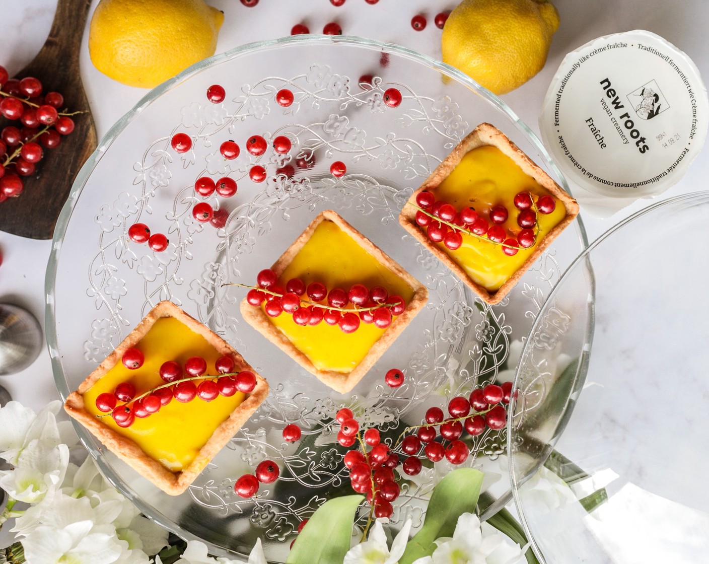 Zitronenkurkumatörtchen