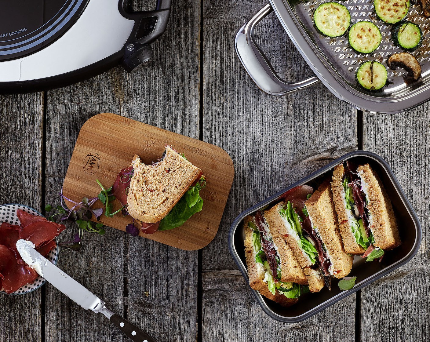 Sandwich mit Grillgemüse