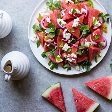 Wassermelonen-Feta-Salat 