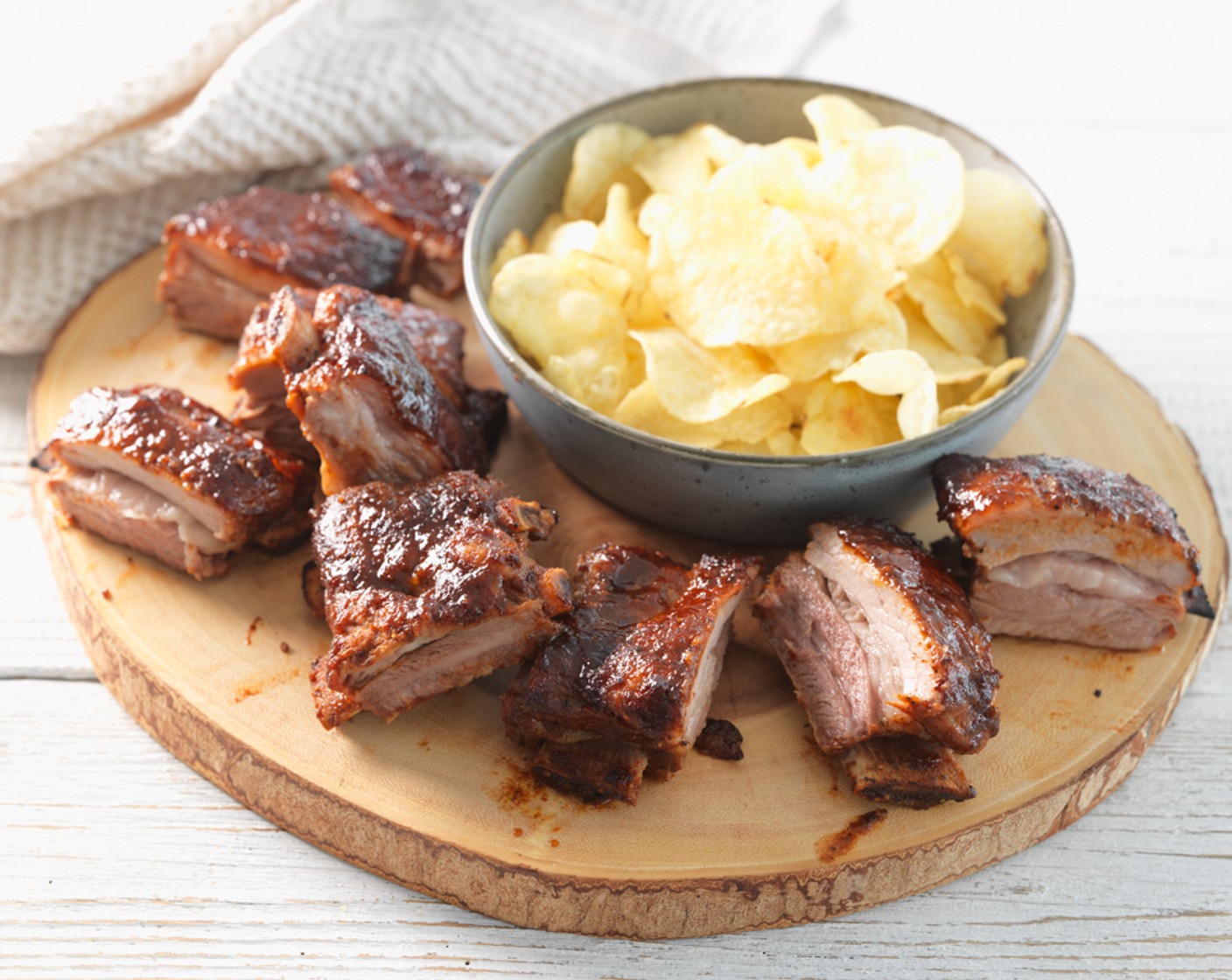 Schritt 16 Zum Schluss die Spareribs mit Pommes Frites servieren.