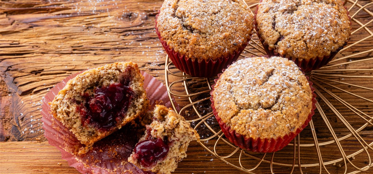Linzer Muffins | Die klassische Linzertorte in klein Linzer Muffins | Die klassische Linzertorte in klein