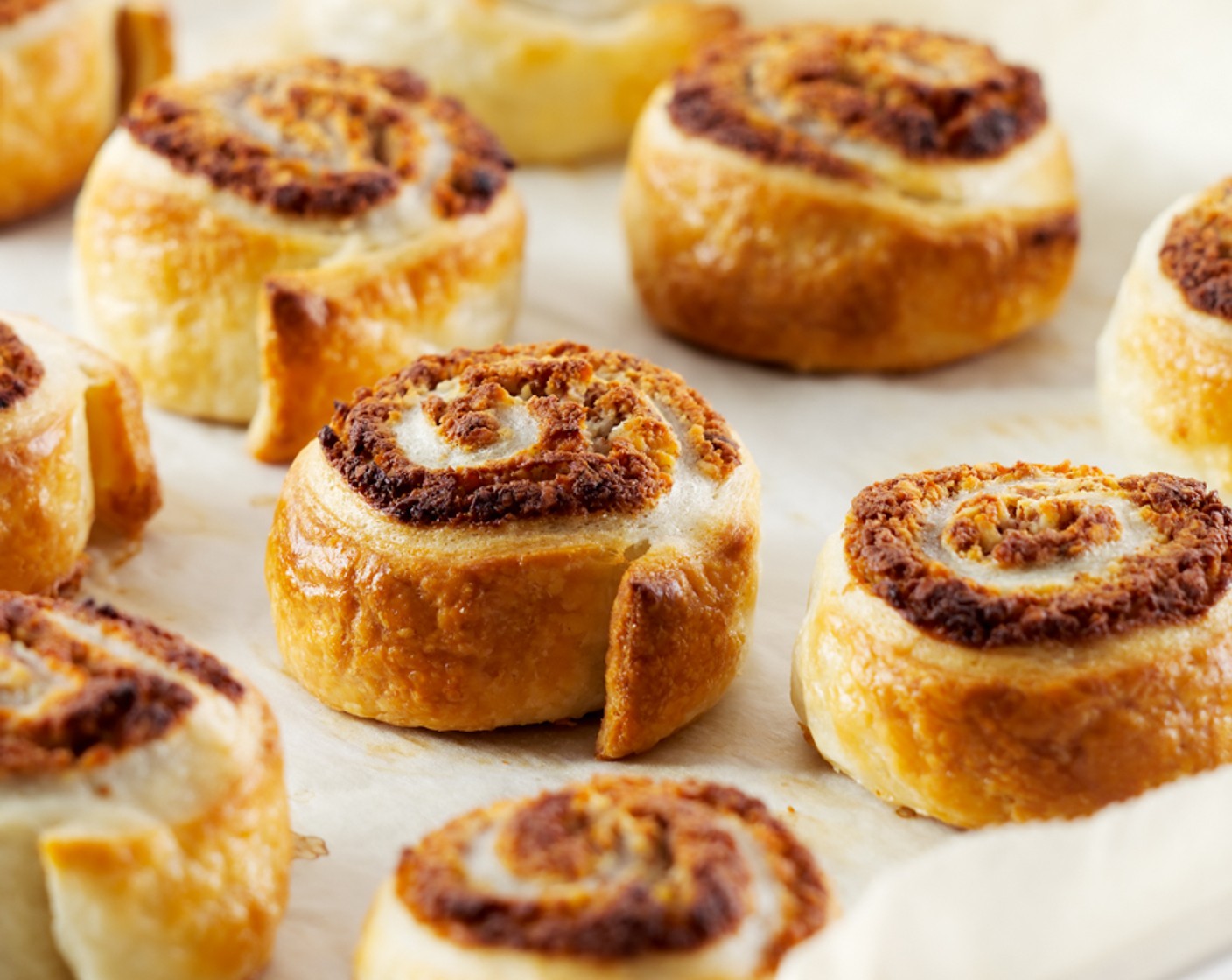 Schritt 4 Die Schnecken bei 200 °C Profi-Backen Blätterteig für 25 Minuten backen.