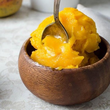 Ananas-Mango-Sorbet Rezept | V-Kitchen