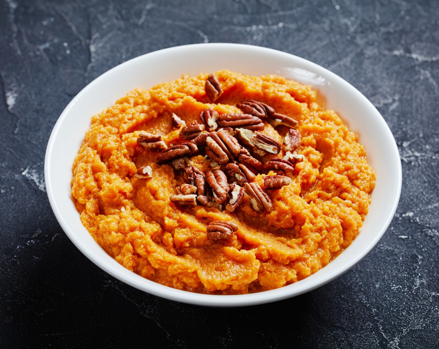 Crème-fraiche- & Pekannusse-Stampf