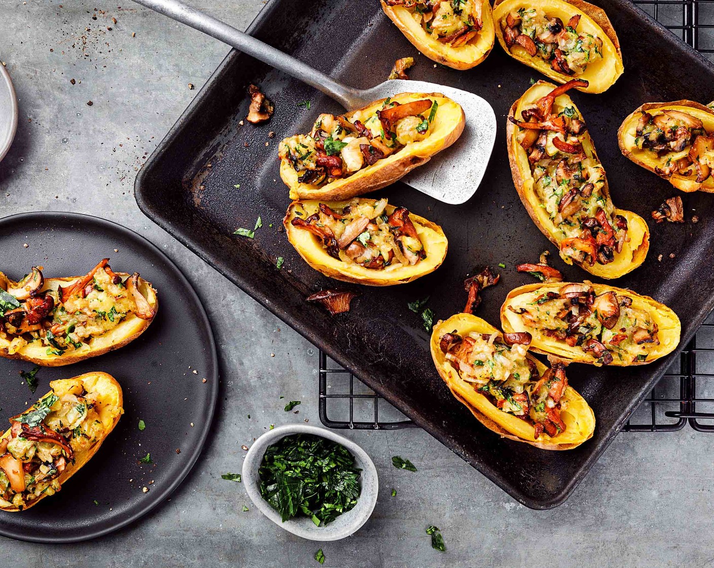 Baltisch gefüllte Kartoffeln