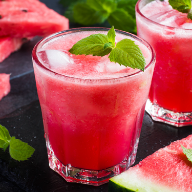 Wassermelonen-Minze Drink Rezept | V-Kitchen