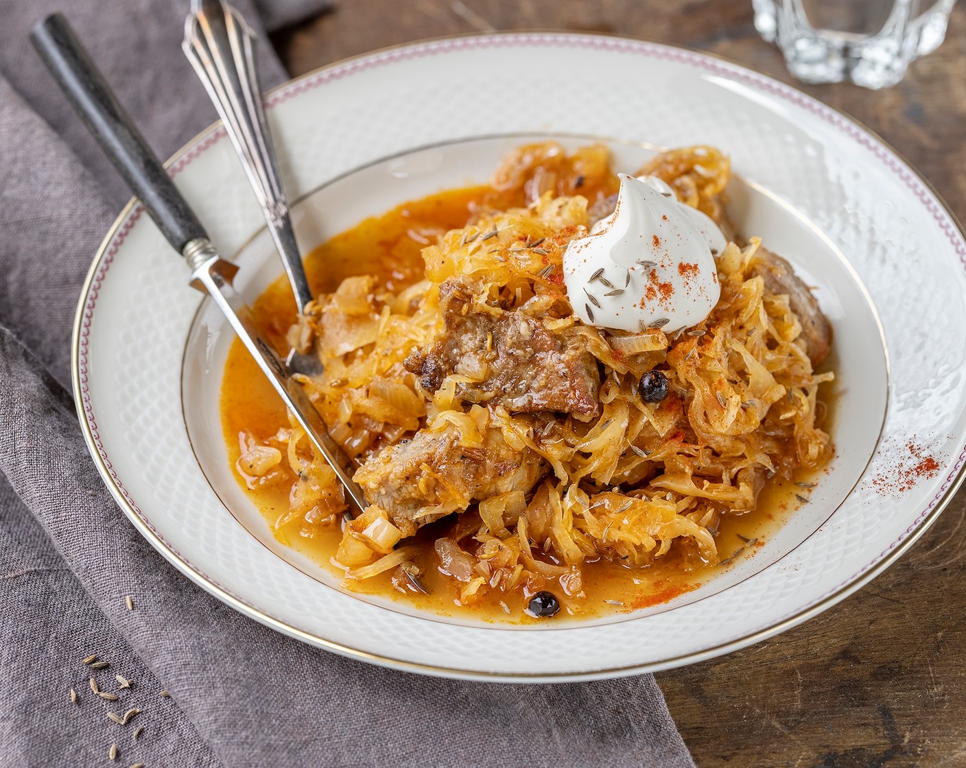 Szegediner Gulasch (Low Carb)