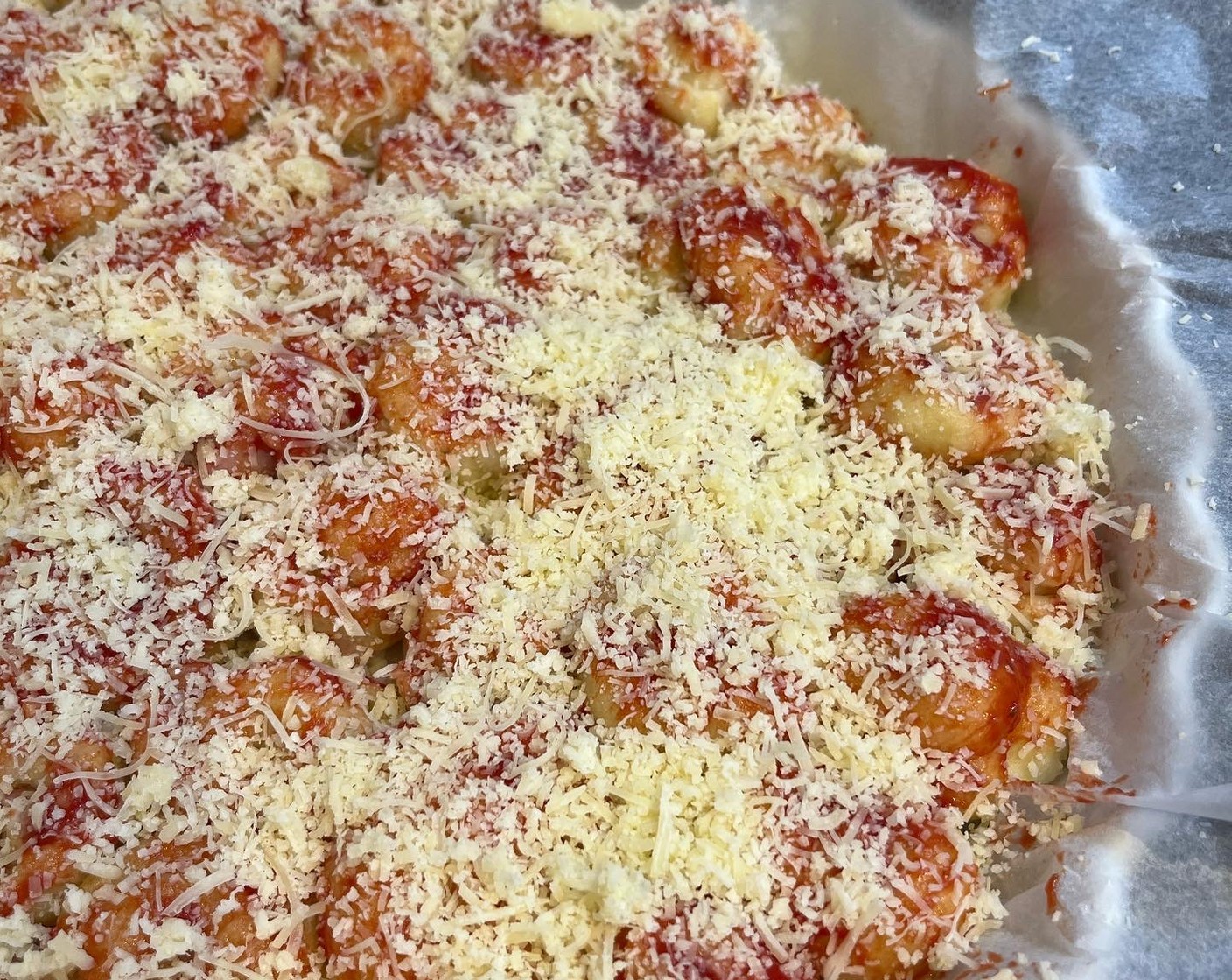 Schritt 8 Das Ganze für 20 Minuten bei 180 °C mit Umluft goldbraun backen.