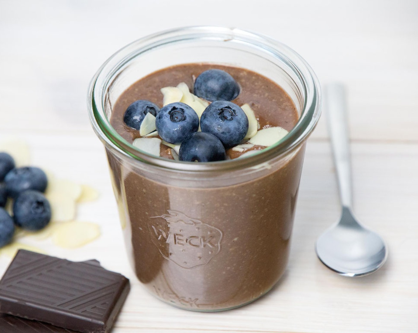 Blaubeeren-Mandel-Schoggicreme
