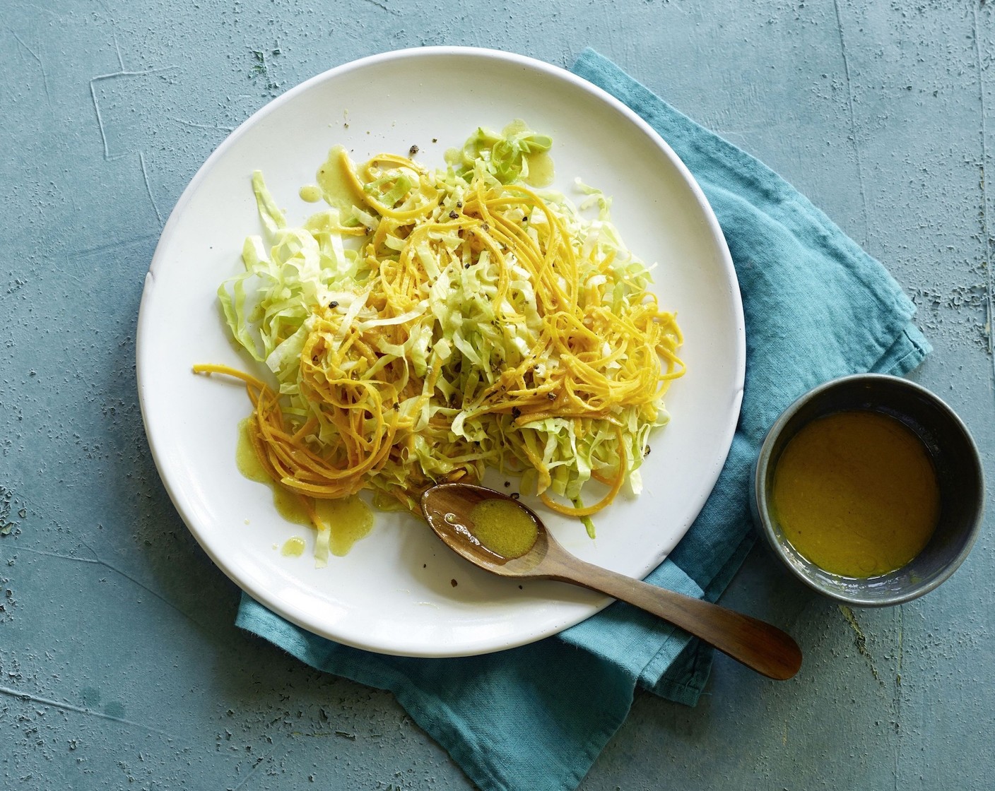 Zuckerhutsalat mit Kürbis
