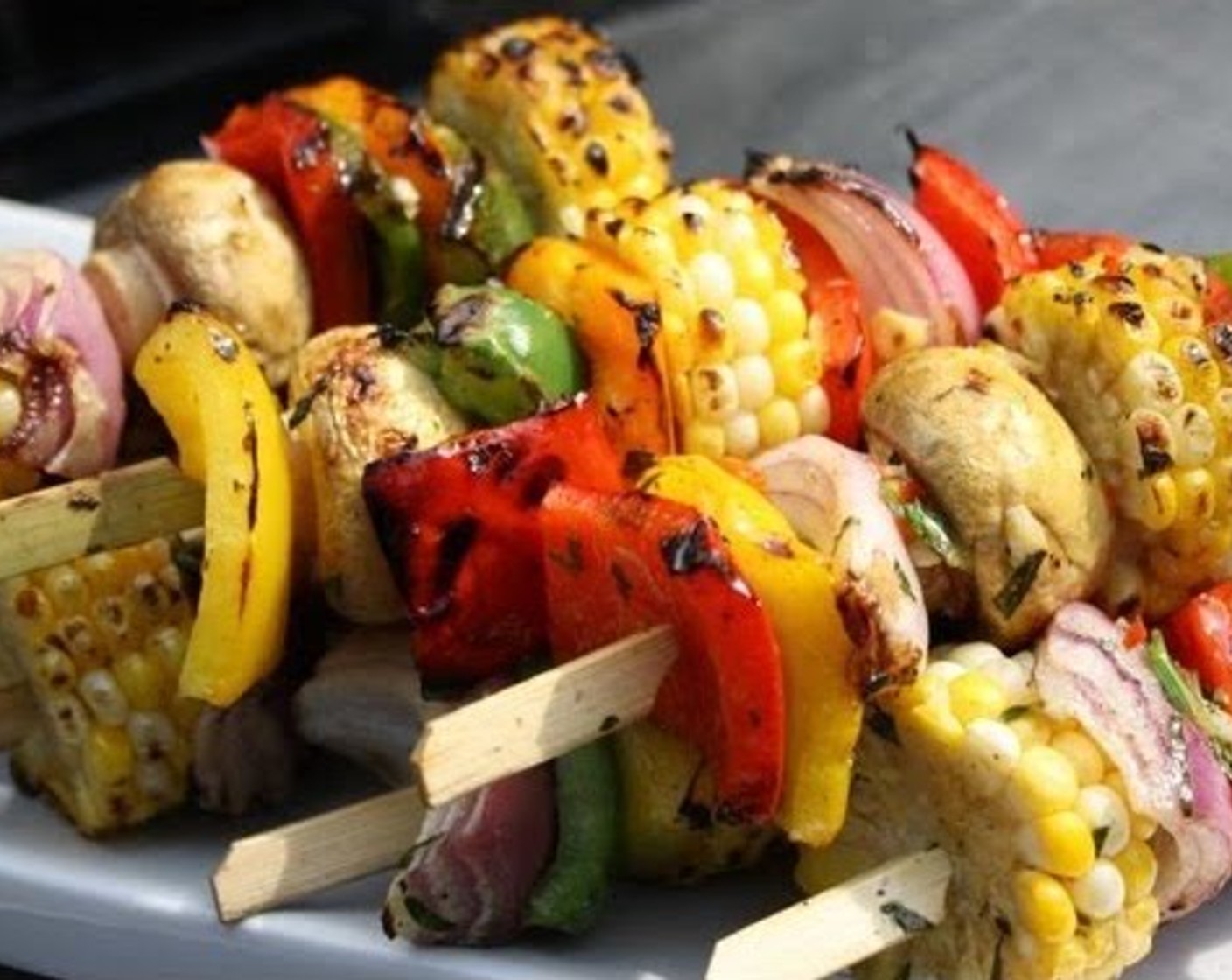 Vegetarische Kebap Grillspiesse mit Aroma Marinade