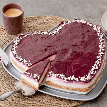 Cheesecake Herzkuchen (ohne backen) 