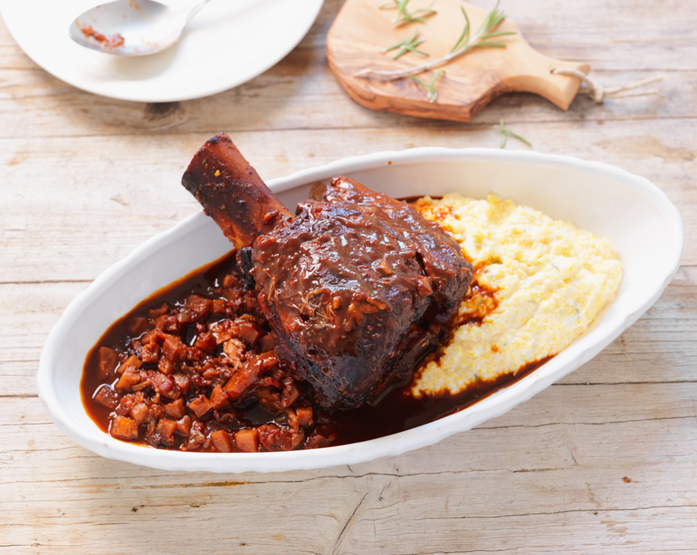 Geschmorte Kalbshaxe