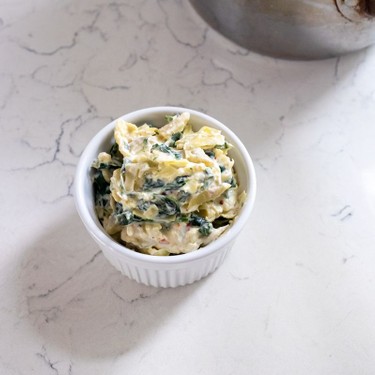 Spinat-Artischocken-Dip mit Käse Rezept | V-Kitchen