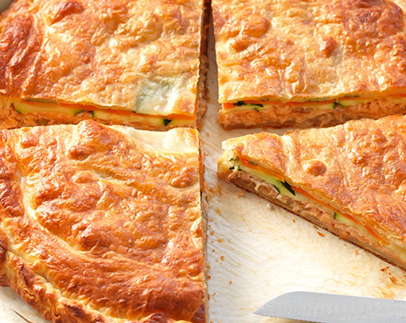 Lachs-Gemüse-Pastete