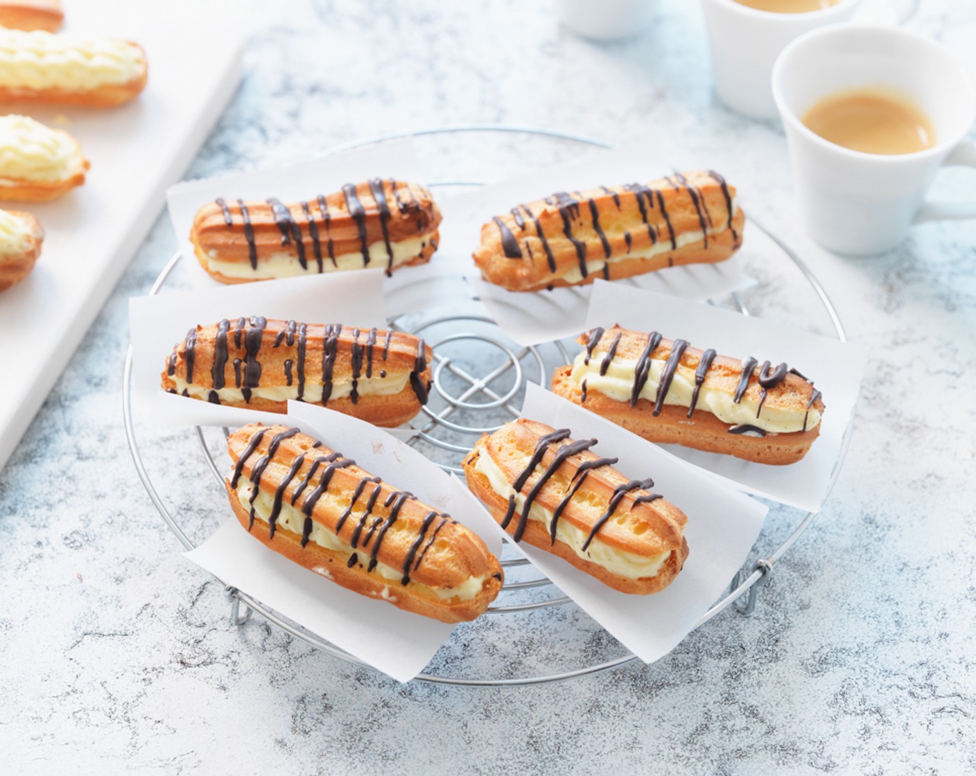 Eclair mit Vanillecreme