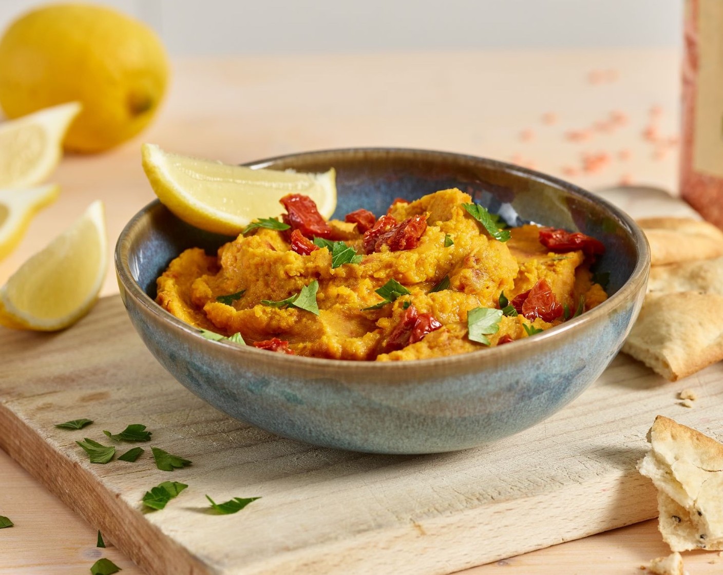 Würziger Rote Linsen Dip | Orientalischer Geschmack