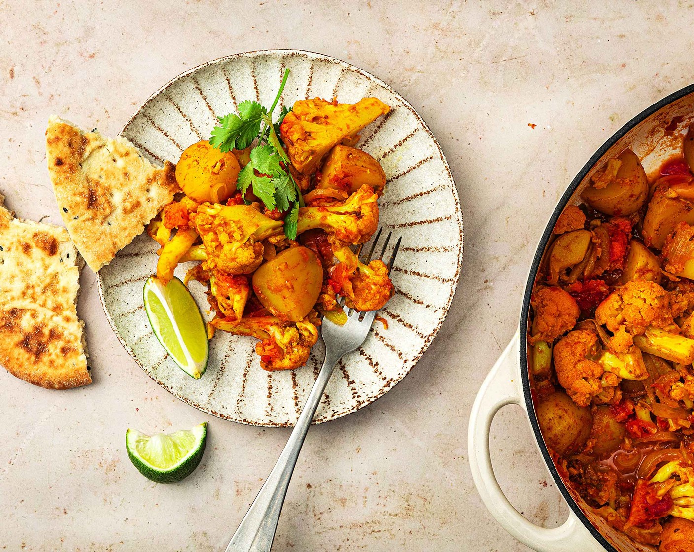 Aloo Gobi (Blumenkohl-Kartoffel-Curry)