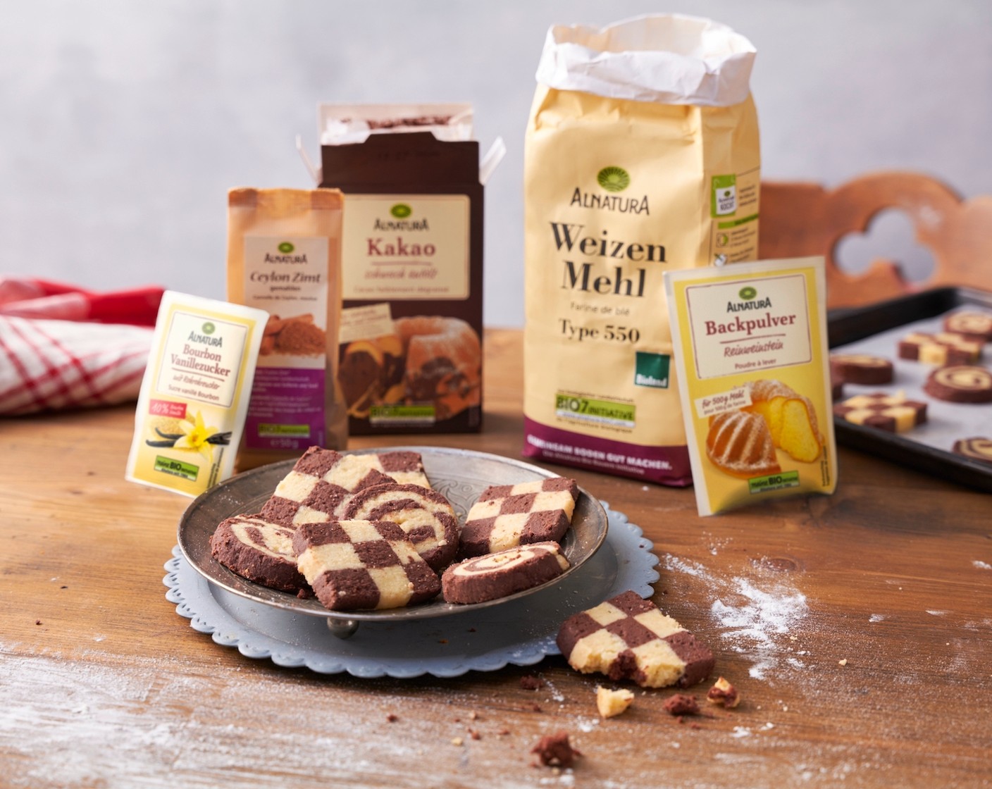 Schwarz-Weiss-Gebäck | Klassisches Plätzchenrezept Schwarz-Weiss-Gebäck | Klassisches Plätzchenrezept