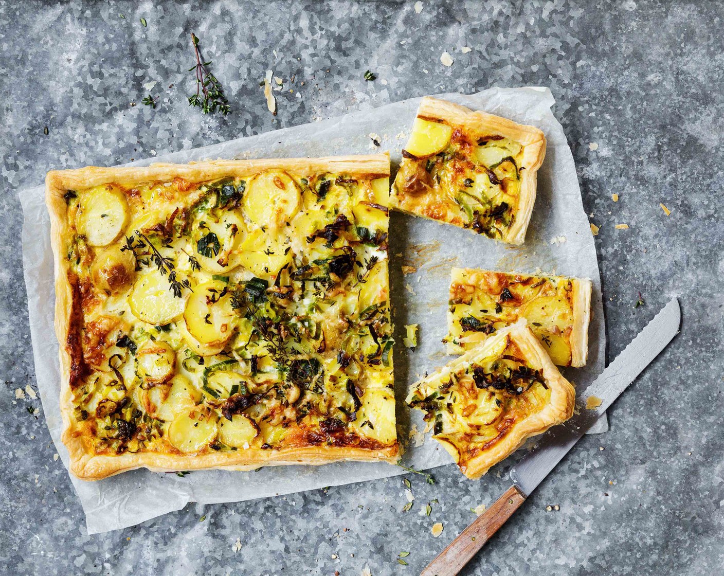 Kartoffel-Lauch-Wähe