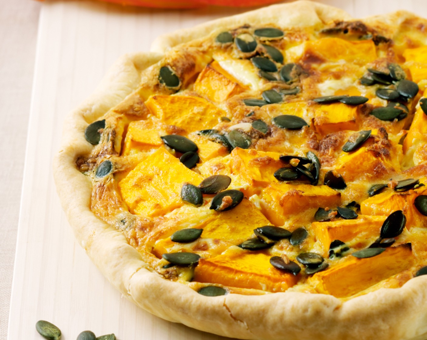 Schritt 7 Den Kürbiskuchen bei 180 °C Pizza Plus für 45 Minuten backen.